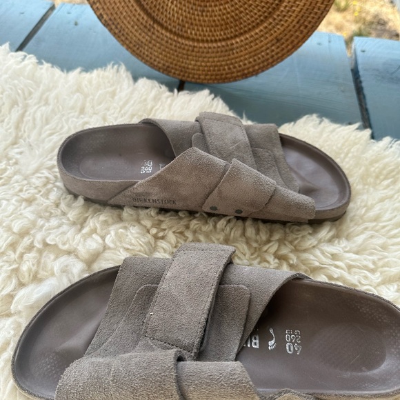 Birkenstock Gray Mules Comfortable Slip-On Clogs - Picture 3 of 3